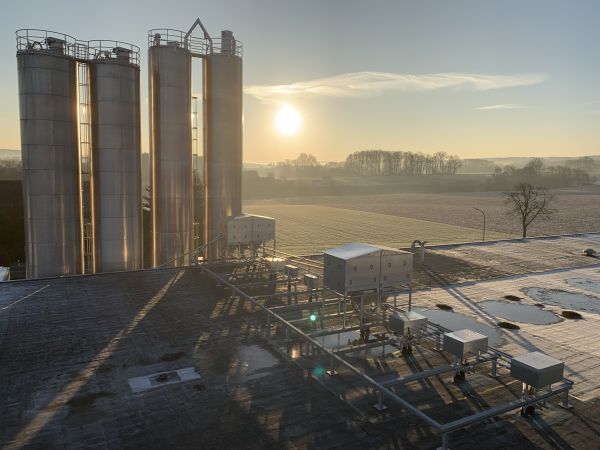 Siloerweiterung 2022 und automatische Extruderbeschickung 2023